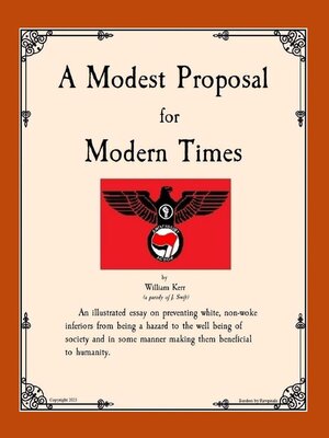 cover image of A Modest Proposal for Modern Times